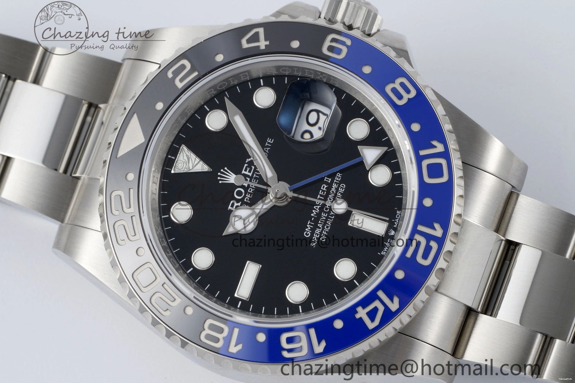 GMT KING 126710 CHS Edition K3285 SS Best 1:1 Oyster Master on II Factory 904L BLNR Bracelet 0402